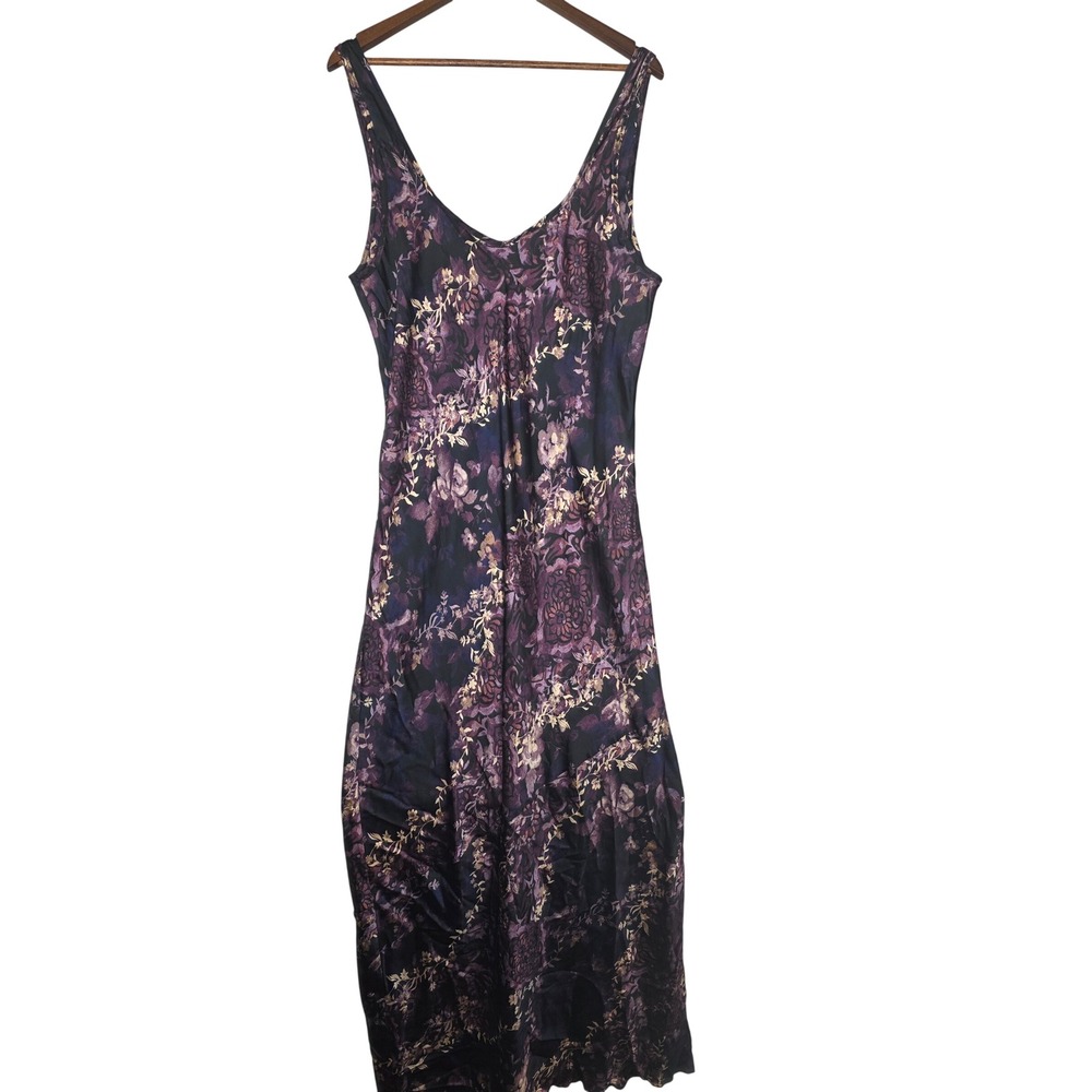 Intimately Free People Worth the Wait Bias Maxi Slip dress gown XL Silky